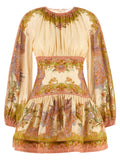 Zimmermann Multicolor Cotton Short Dress