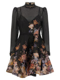 Zimmermann Multicolor Linen Short Dress