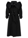 Issey Miyake Black Wool Coat