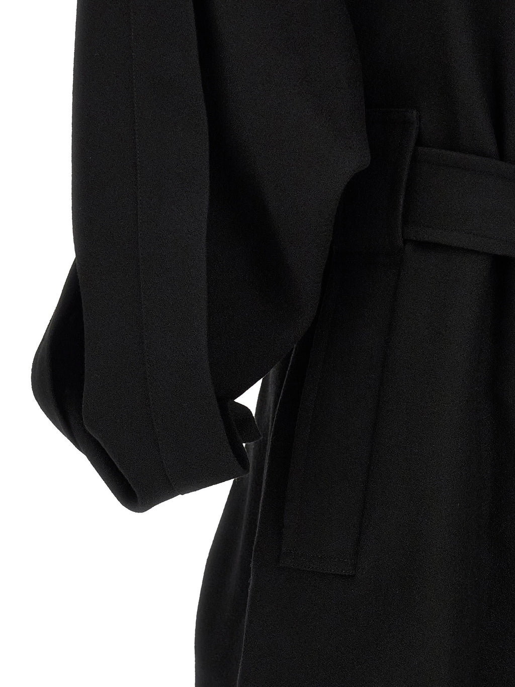Issey Miyake Black Wool Coat