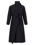 Issey Miyake Black Wool Coat