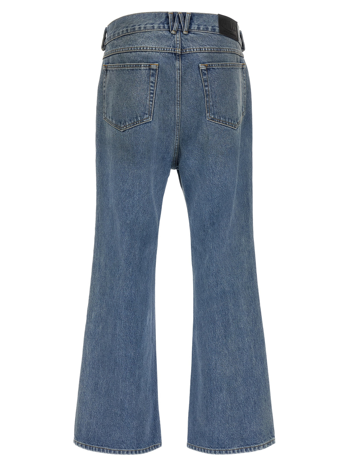 WILLY CHAVARRIA Blue Cotton Flared Jeans