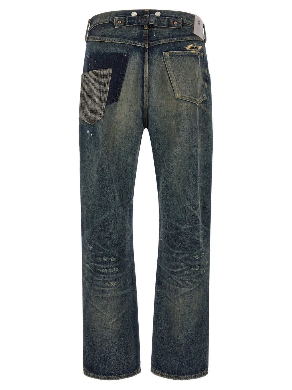 Junya Watanabe Blue Cotton Straight-Leg Jeans