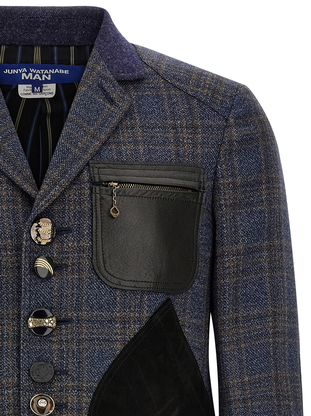 Junya Watanabe Blue Wool Blazer