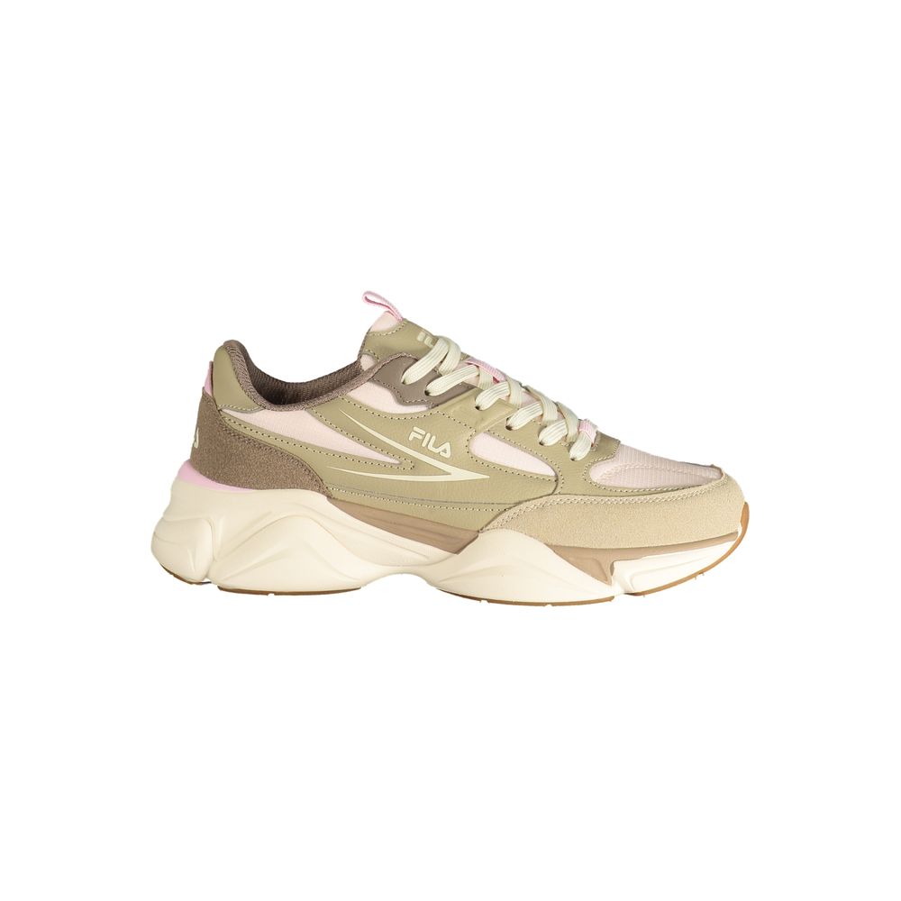Fila Beige Polyurethane Women's Sneaker