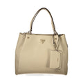 Guess Jeans Beige Polyethylene Handbag