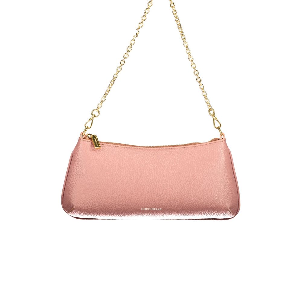 Coccinelle Pink Leather Handbag