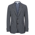Roberto Pepe Luxury Blue Cotton Men's Jacket