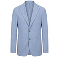 Roberto Pepe Luxury Light Blue Cotton Men Jacket