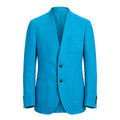 Roberto Pepe Luxury Blue Cotton Men's Jacket