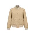 Autore Beige Virgin Wool Bomber