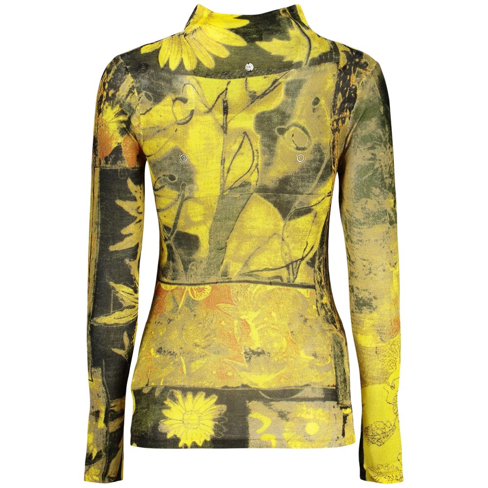 Desigual Yellow Viscose Women's Top