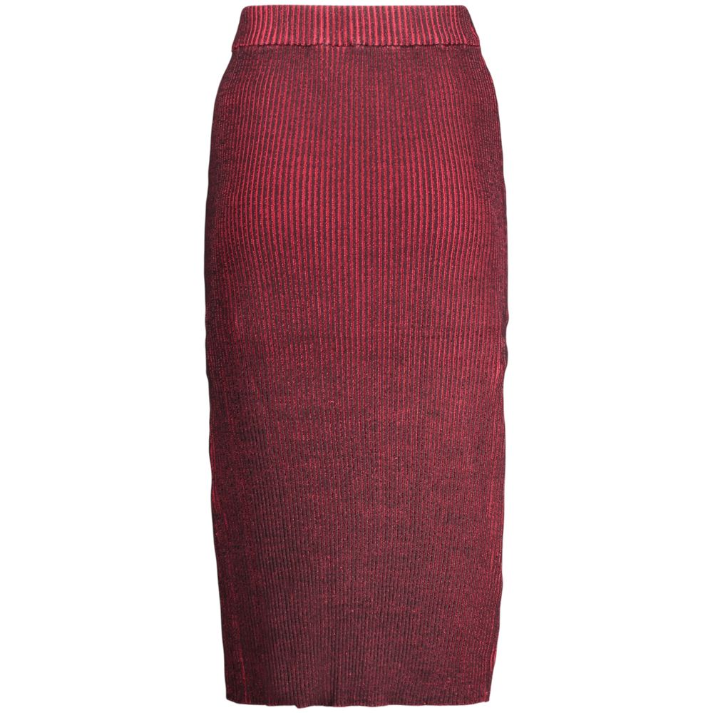 Desigual Rosso Viscose Women's Skirt