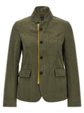 Fendi Bicolor Cotton Full-Length Jacket