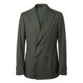 Roberto Pepe Luxury Green Wool Men Jacket