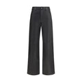 7FOR Black Leather Pants