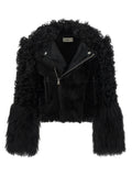 Fendi Black Lamb Leather Biker Jacket