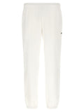 Lacoste White Cotton Joggers (Workout Pants)