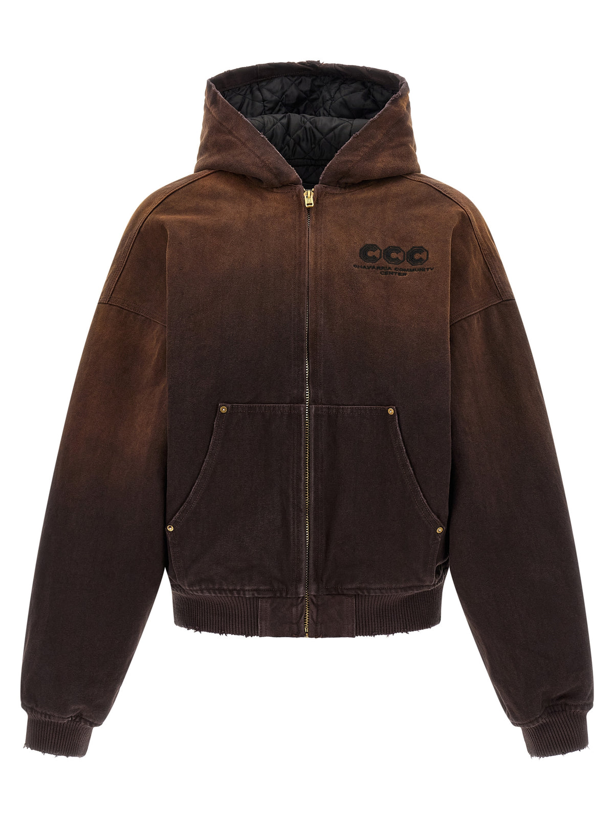 WILLY CHAVARRIA Brown Cotton Shell Jacket