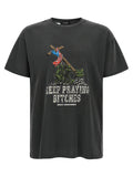 WILLY CHAVARRIA Black Cotton T-Shirt