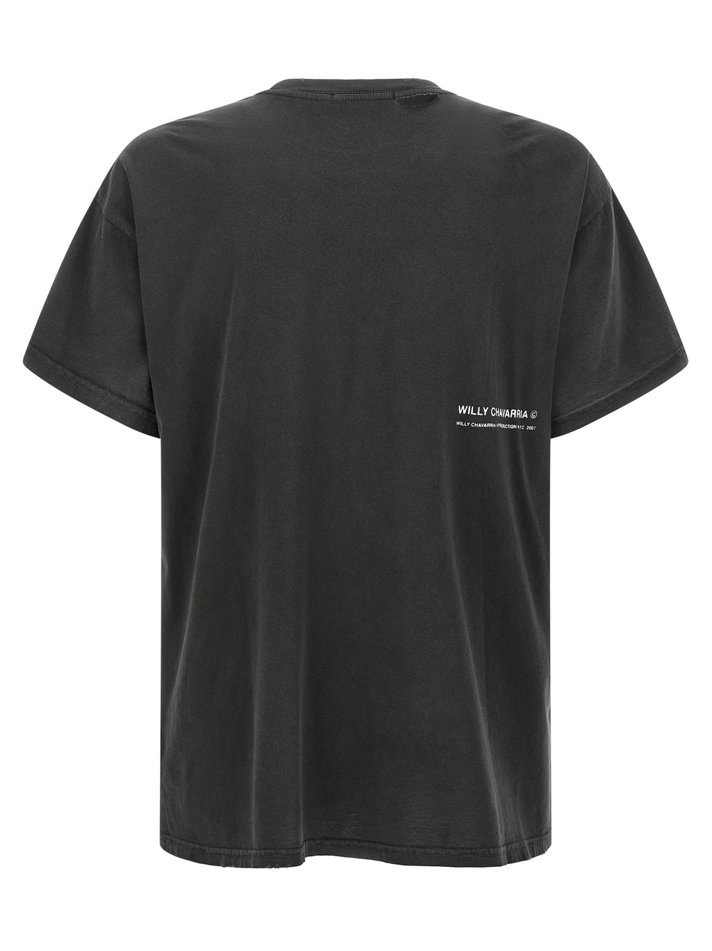 WILLY CHAVARRIA Black Cotton T-Shirt
