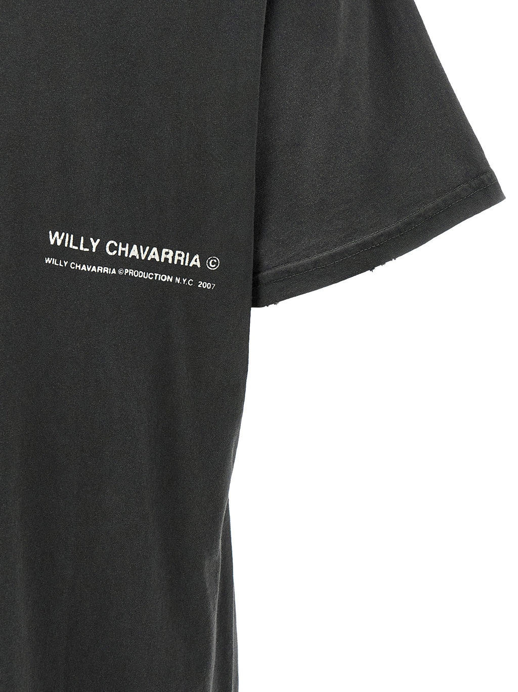 WILLY CHAVARRIA Black Cotton T-Shirt