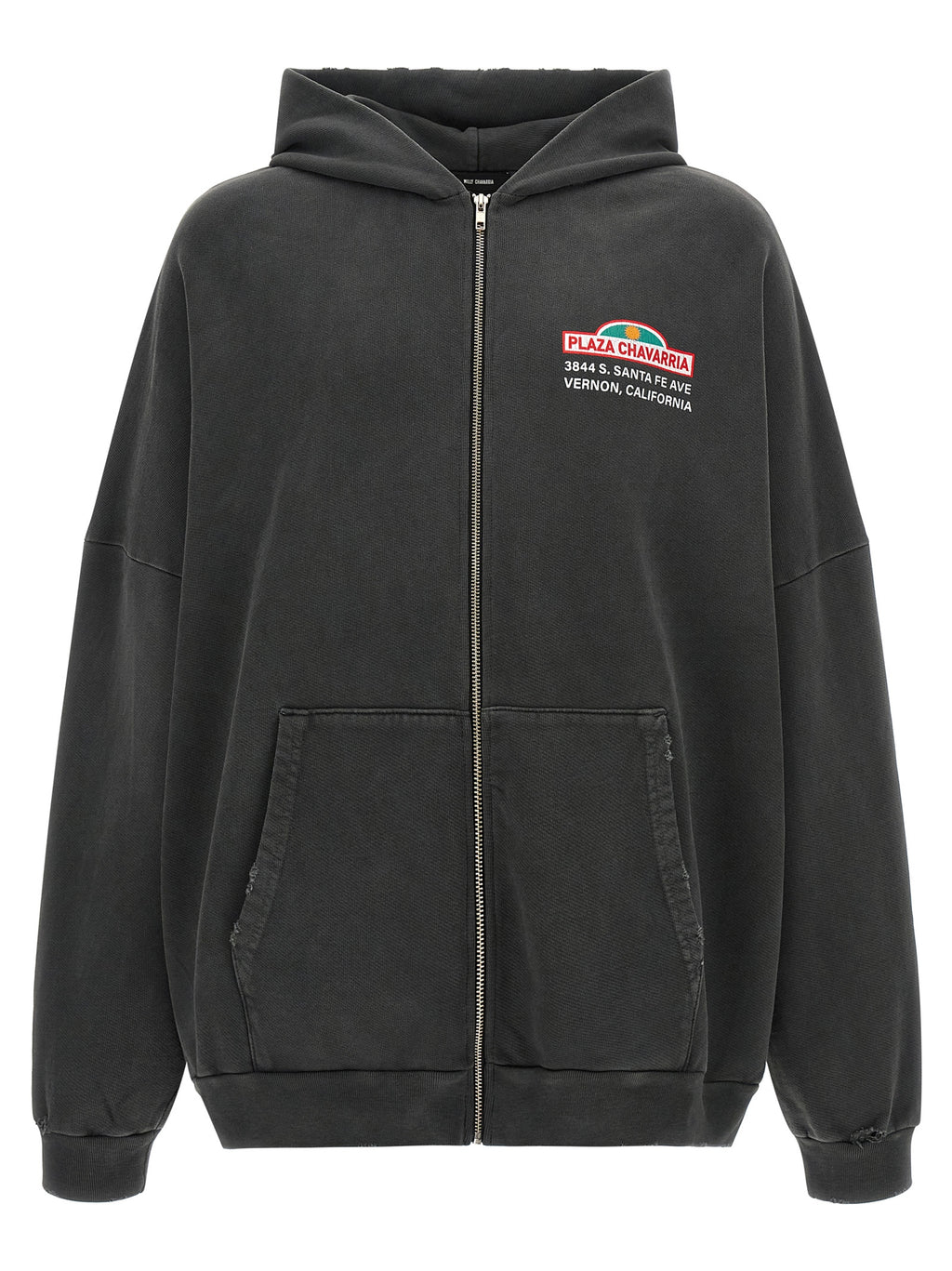 WILLY CHAVARRIA Black Cotton Sweatshirt