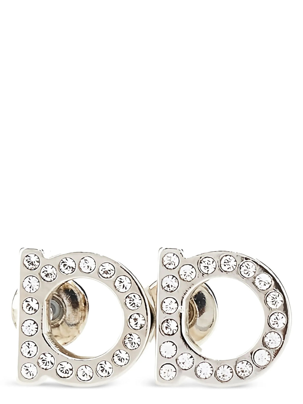 Ferragamo Silver Brass Earrings