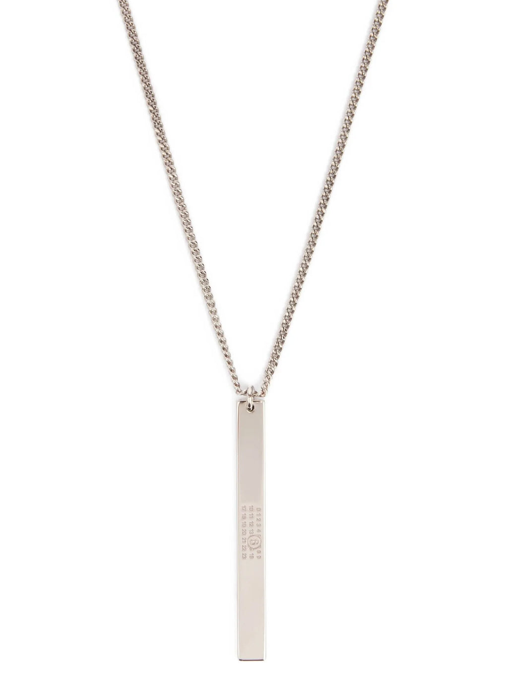 MM6 Maison Margiela Silver Brass Necklace