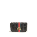 Gucci Black Calf Leather Bos Taurus Shoulder Bag