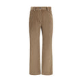 Brunello Cucinelli Brown Cotton Casual Pants