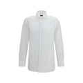 Finamore White Cotton Dress Shirt