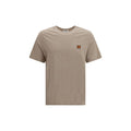 Maison Kitsuné Beige Cotton T-Shirt