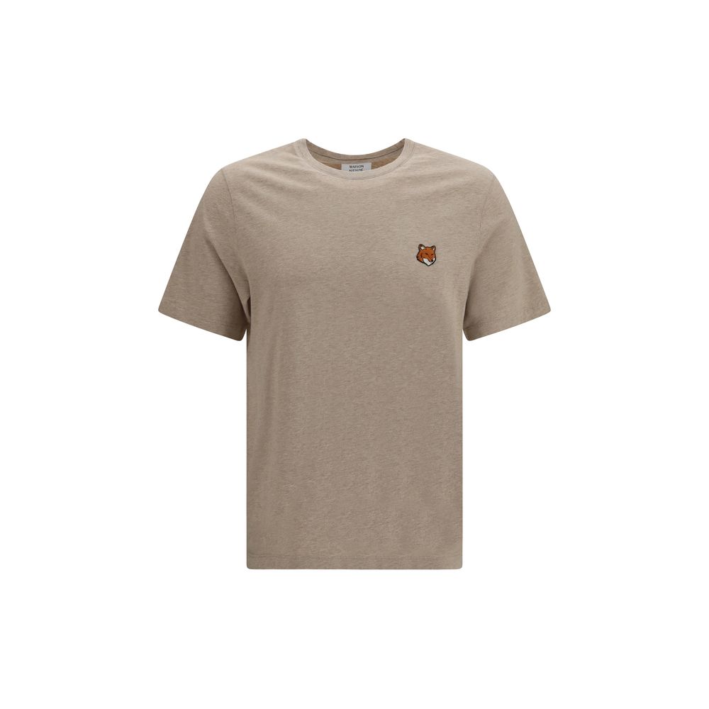 Maison Kitsuné Beige Cotton T-Shirt