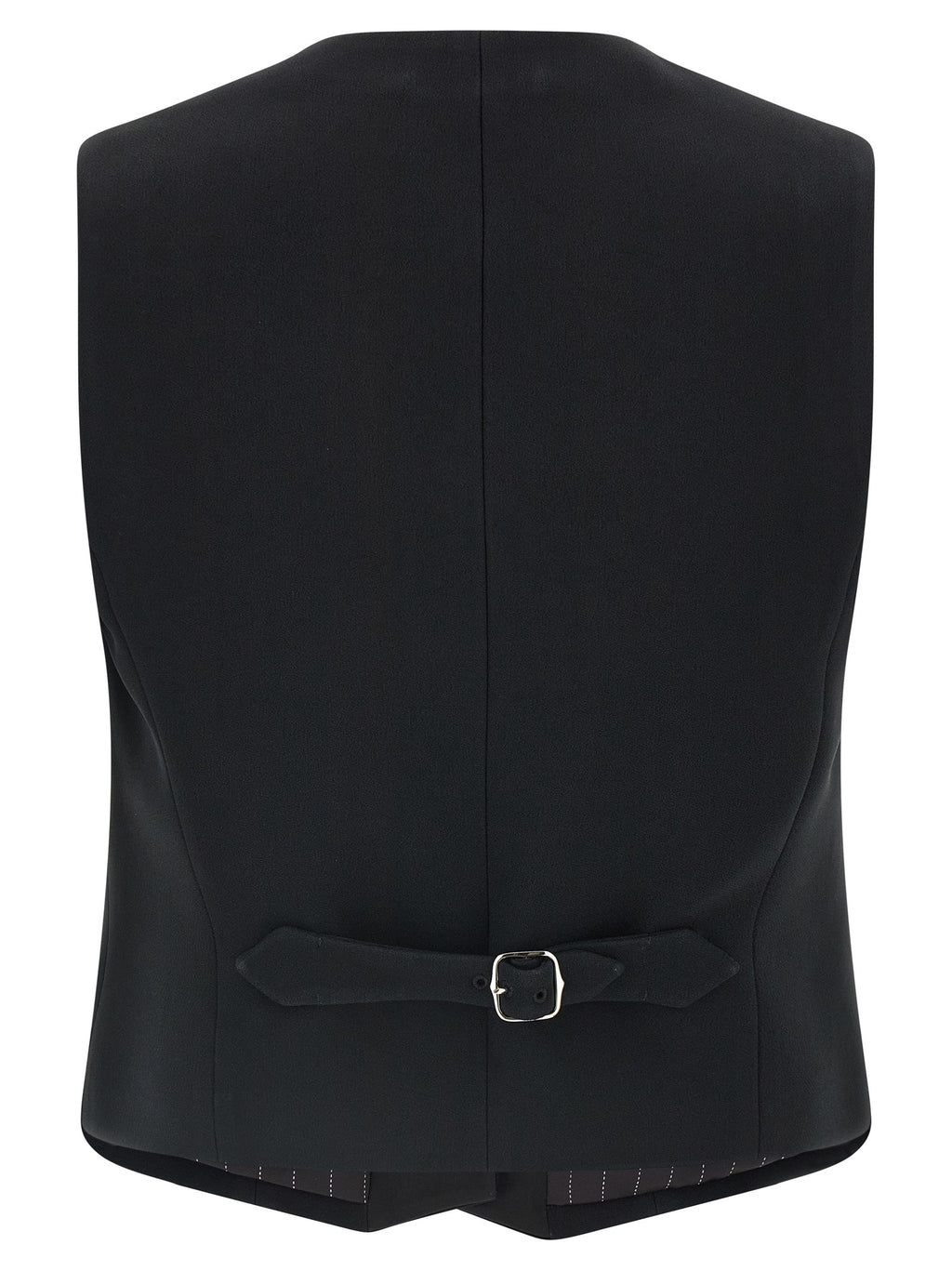 Ermanno Scervino Black Viscose Sleeveless Jacket