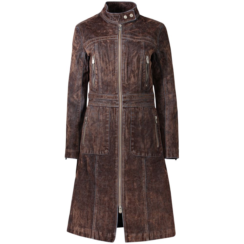 Desigual Brown Cotton Women's Jacket