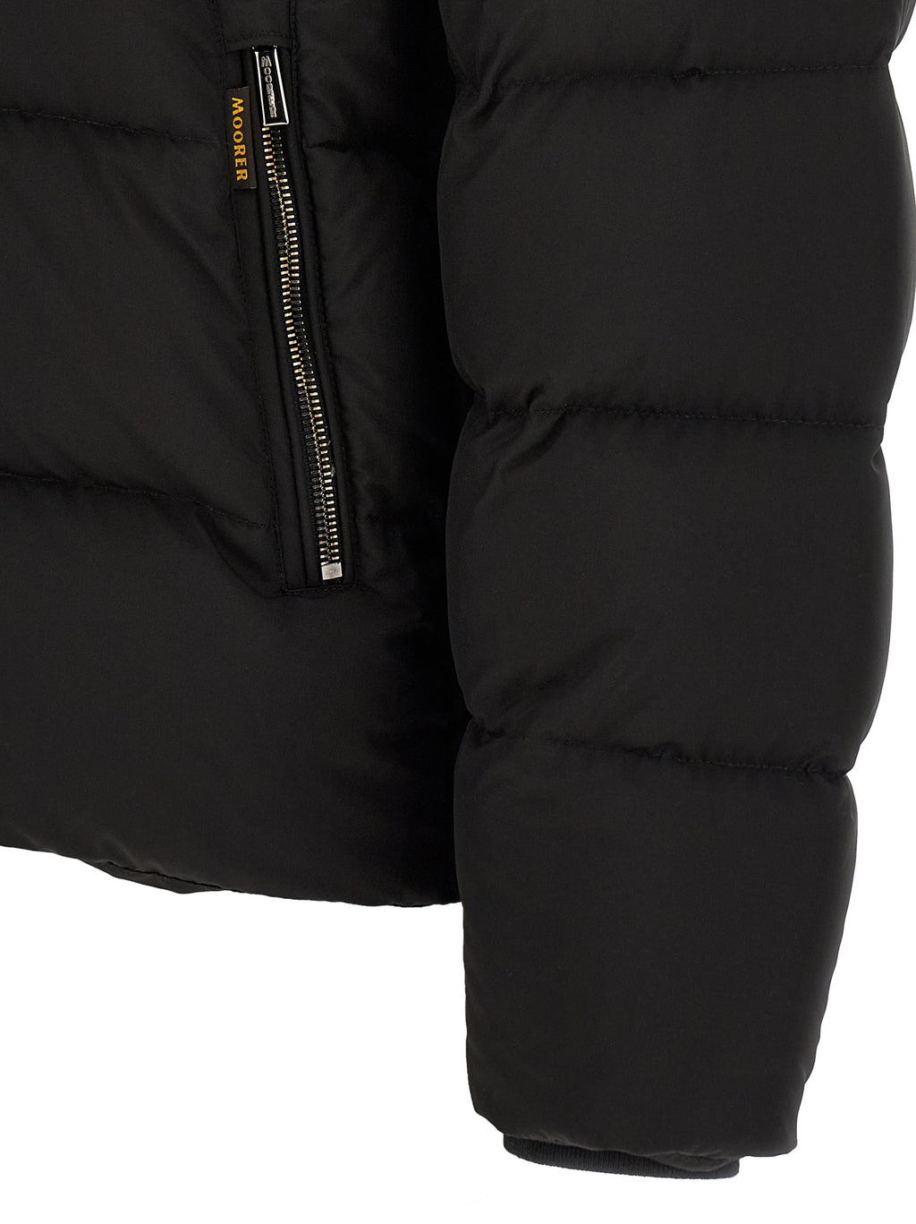 MooRER Black Wool Bomber