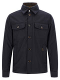 MooRER Blue Wool Full-Length Jacket