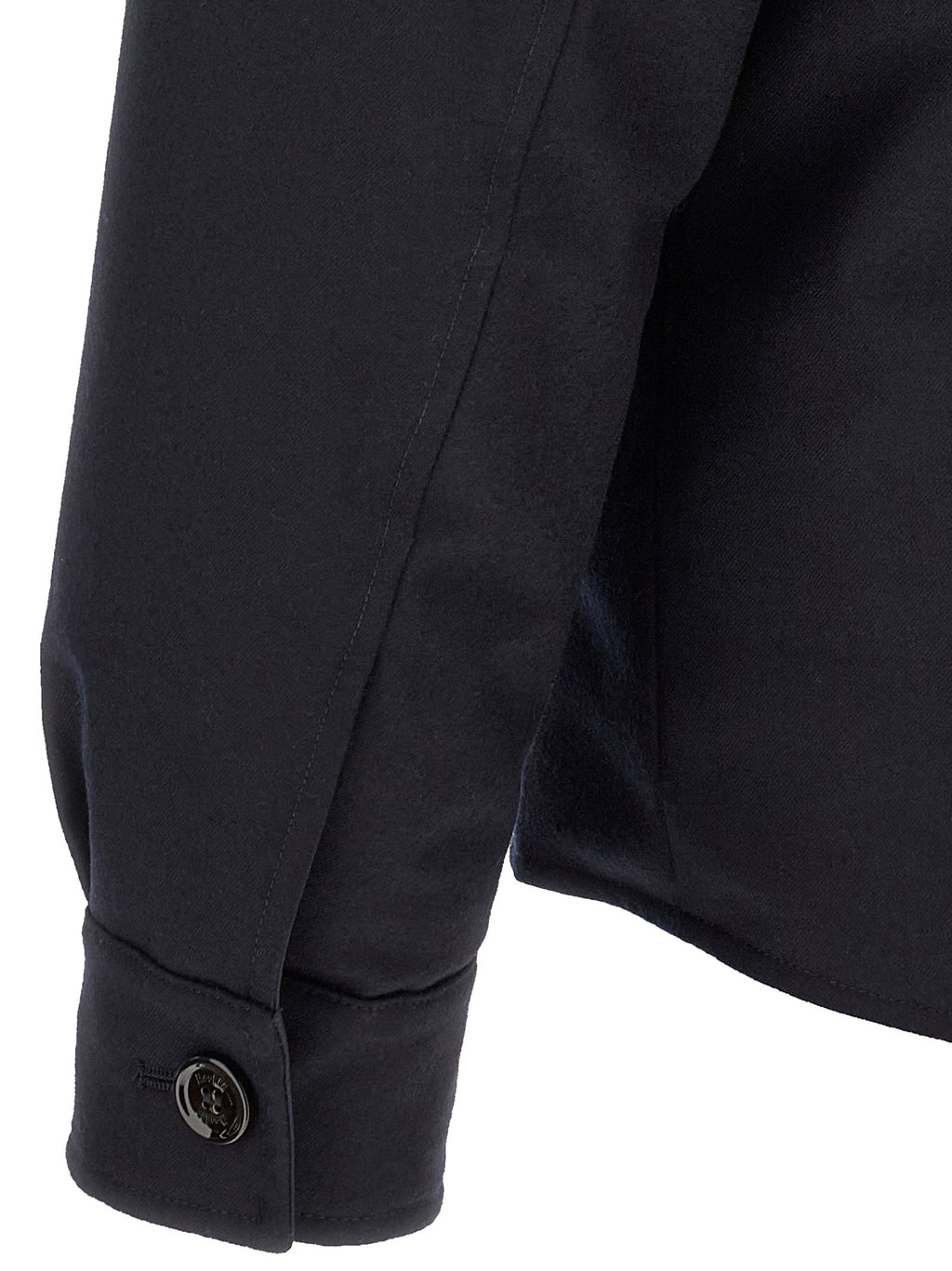 MooRER Blue Wool Full-Length Jacket