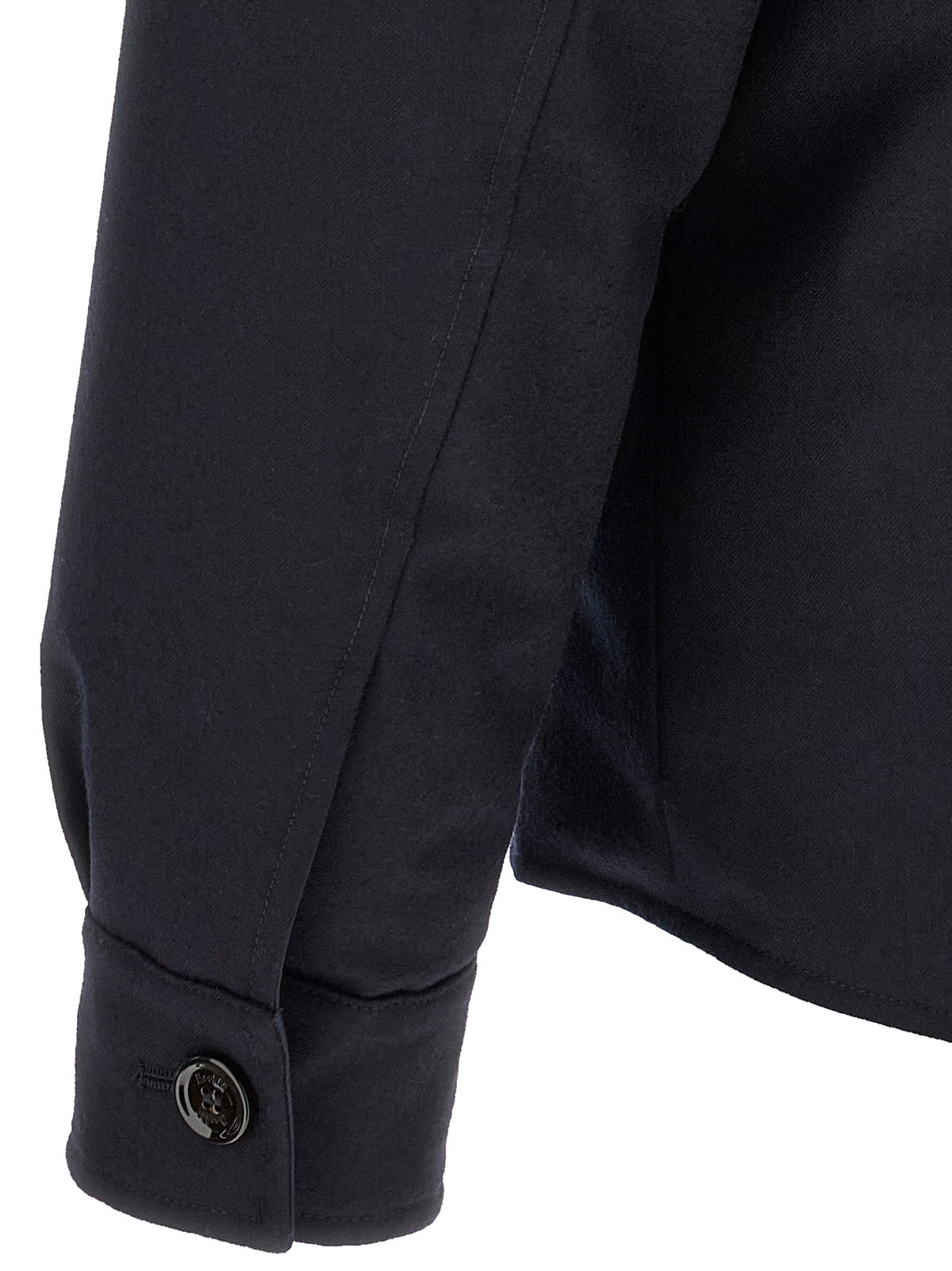 MooRER Blue Wool Full-Length Jacket