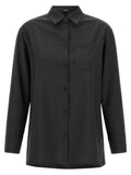 'S Max Mara Gray Wool Blouse
