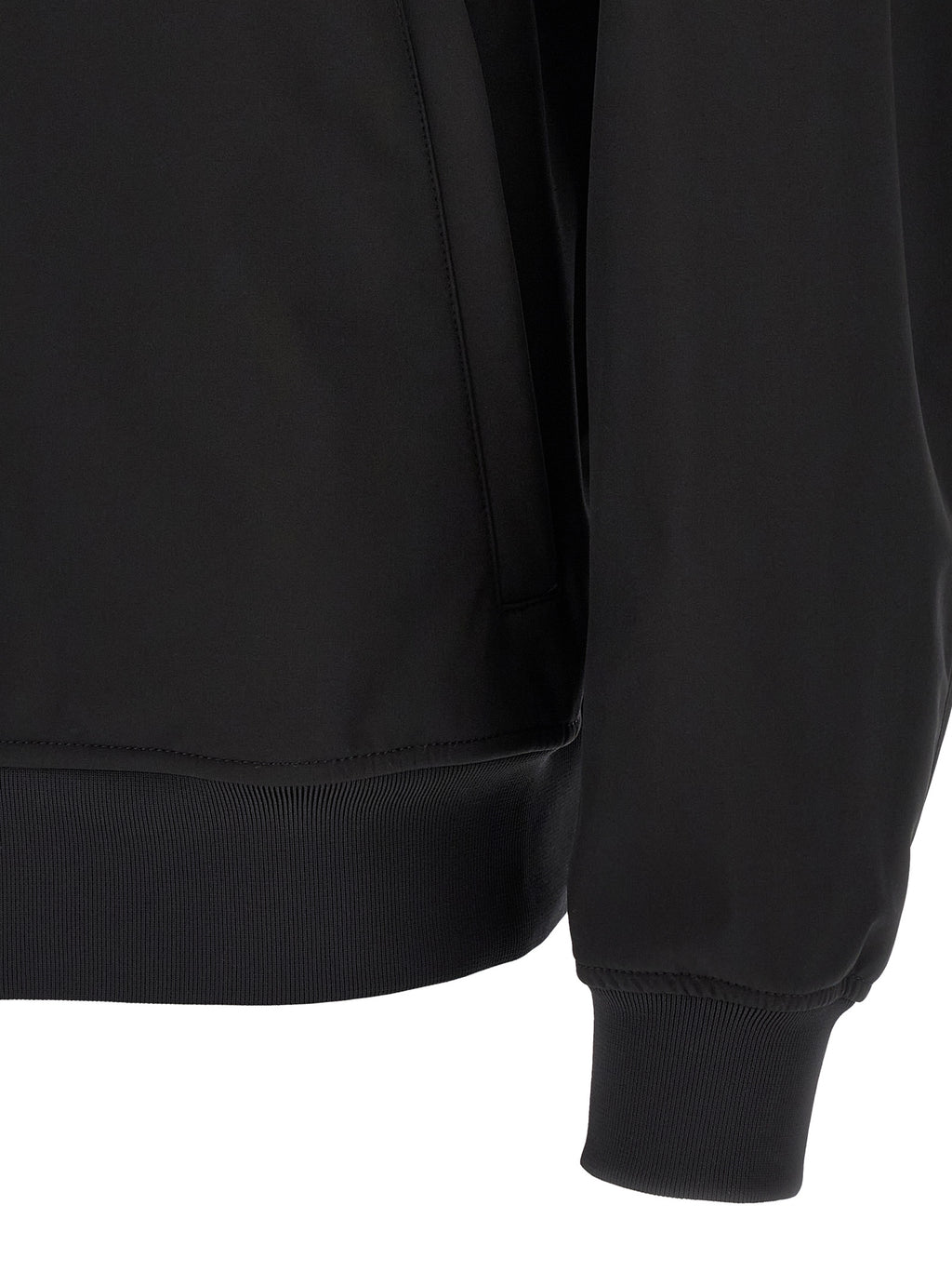 Stone Island Black Polyester Shell Jacket