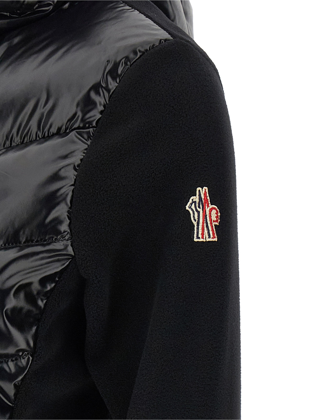Moncler Grenoble Black Polyamide Cardigan