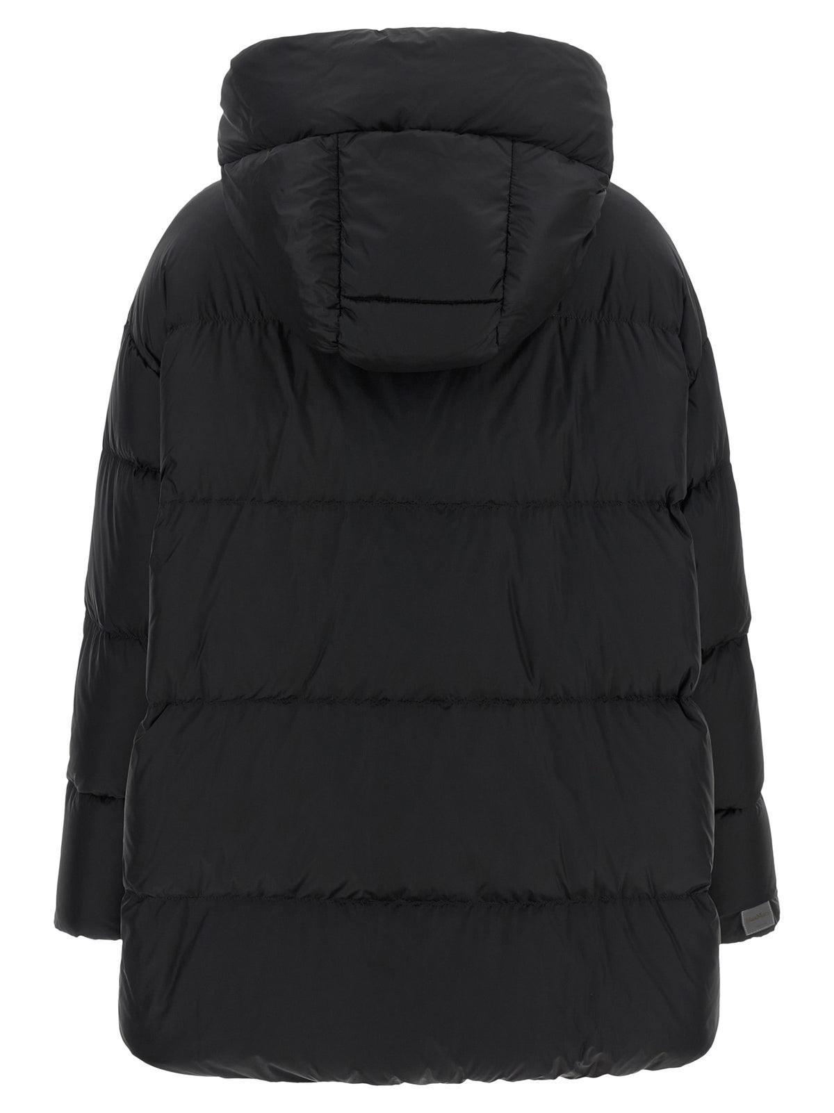 Max Mara Black Polyamide Full-Length Jacket