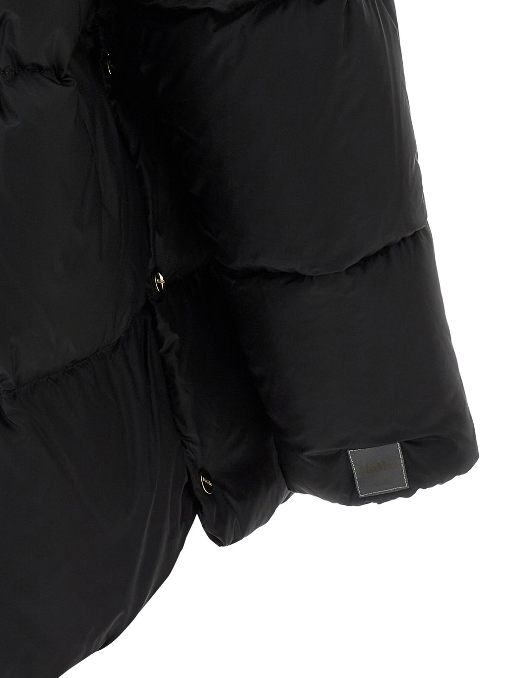Max Mara Black Polyamide Full-Length Jacket