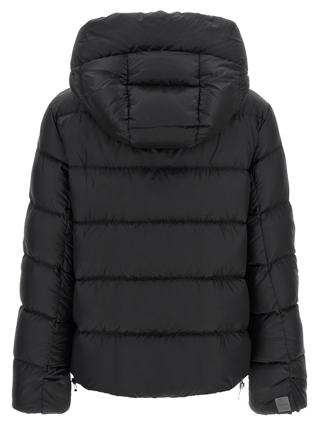 Max Mara Black Polyester Full-Length Jacket