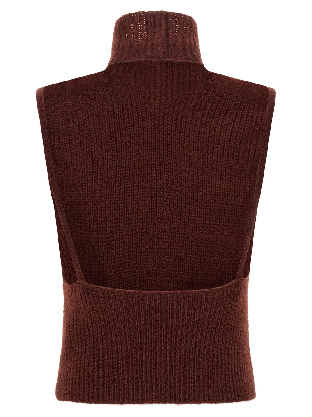Max Mara Bordeaux Wool Cardigan