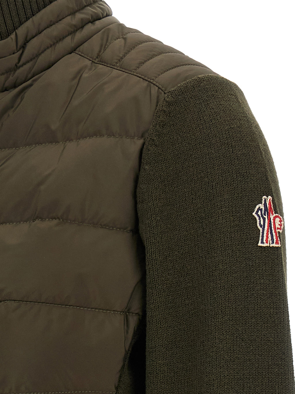Moncler Grenoble Bicolor Polyamide Cardigan