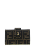 Fendi Brown Polyester Cardholder