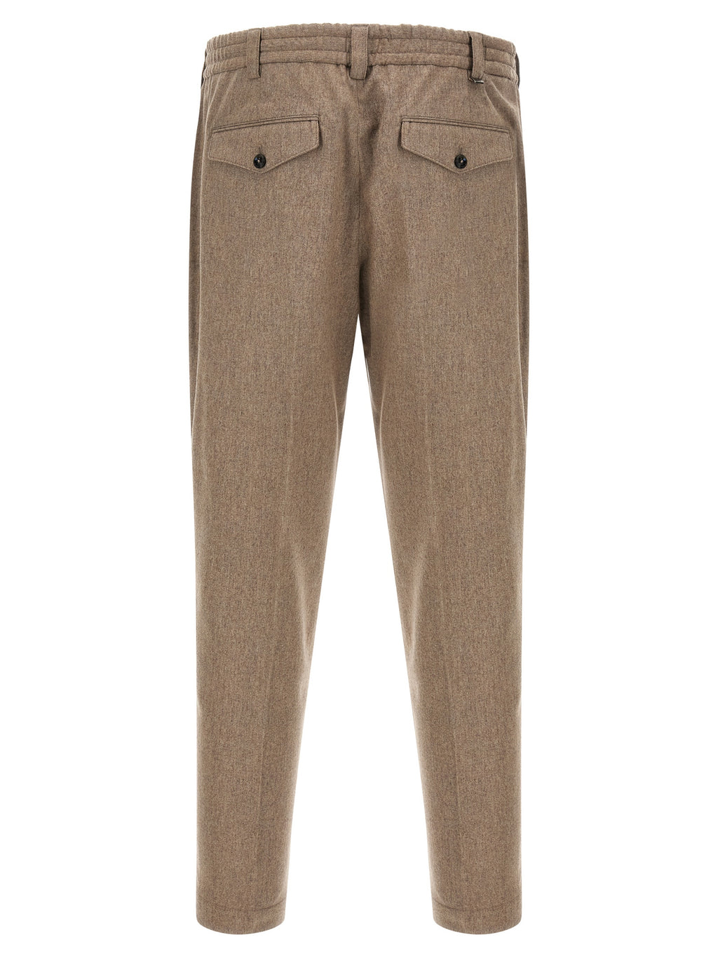 PT Torino Beige Virgin Wool Casual Pants